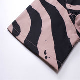 Rhude T Shirt Zebra Letter Embroidery Casual Short Sleeve Shirt, Shorts