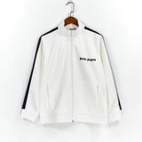 Palm Angels sweatshirt Striped zip-up cardigan