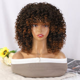 Women's Wigs Short Curly Afro Wig