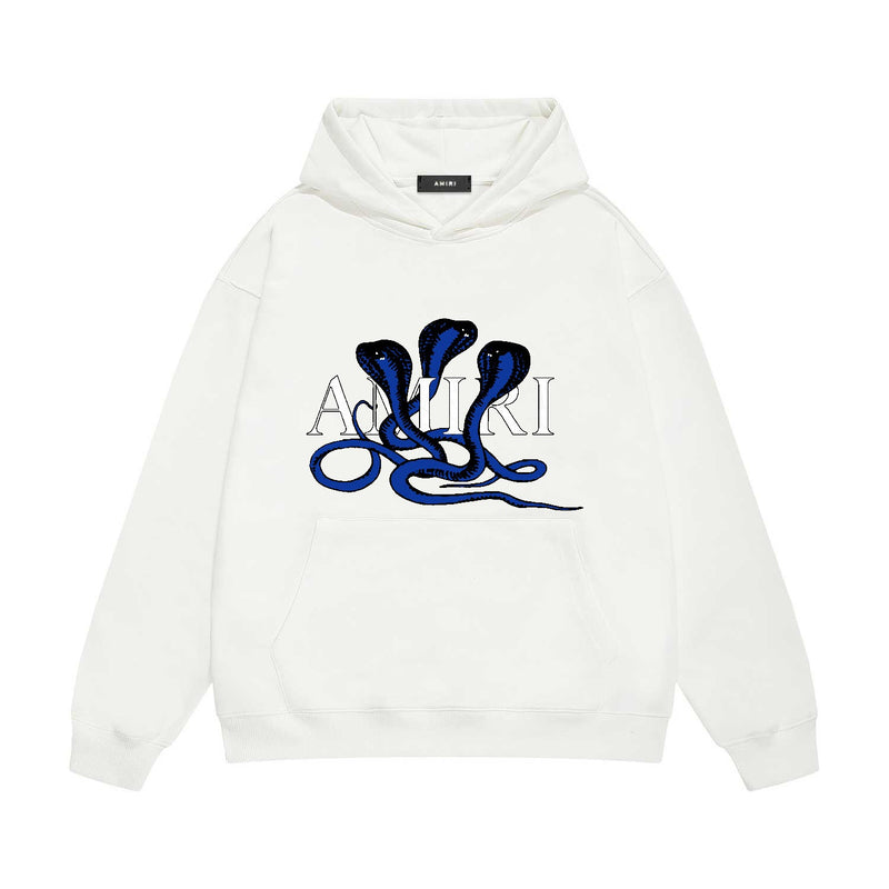 Amiri hoodie new font cobra printing