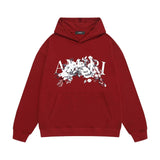 Amiri hoodie colorless floral print