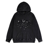 Amiri washed hoodie damaged little spider la&ca washed distressed printing