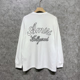Amiri long sleeve shirts letter-filled printing
