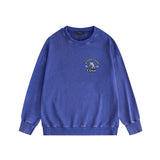 Amiri washed sweatshirt new letter logo printing washed old