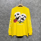 Amiri long sleeve shirts double-sided rose printing