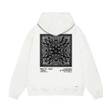 Amiri hoodie simple logo square sleeve print