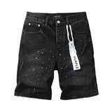 purple brand denim shorts