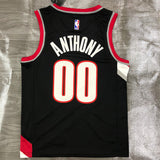 NBA Jerseys Season 21, Blazers, Black No. 00, Anthony