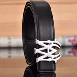 Amiri Belt Black plain texture