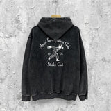 Amiri washed hoodie AMIRI large washed old print