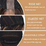 Women's Wigs Middle Part Straight Lace Front Wig