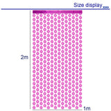 Themed Party Supplies Silver Disco Foil Fringe Curtain – 1m x 2m Party Backdrop Decoration