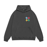 Amiri hoodie color block simple logo set print
