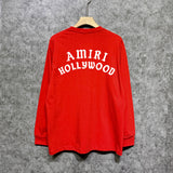 Amiri long sleeve shirts hollywood pure letterprinting