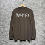Amiri long sleeve shirts with vine text printing