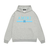 Amiri hoodie colorfulletter horizontal strip printing