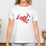 Valentine's Day T-Shirts Couple Love Print Sweet Style