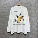 Amiri long sleeve shirts hollywood eagle printing
