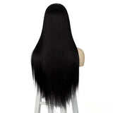 Women's Wigs Lace Chemical Fiber Headgear Small Lace Medium Split Long Straight Hair Wigs