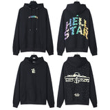 Hellstar Hoodie gradual change color retro hooded sweater
