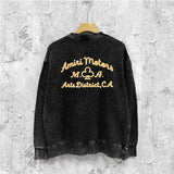 Amiri washed sweatshirt MV printed washed old