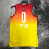 NBA Jerseys 23 season, All-Star, Yellow 0, Tatum