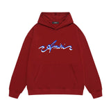 Amiri hoodie blue art word printing