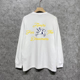 Amiri long sleeve shirts yellow letter pegasus printing