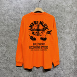 Amiri long sleeve shirts note fan printing