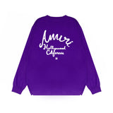 Amiri long sleeve shirts california hollywood letterprinting
