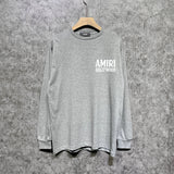 Amiri long sleeve shirts wolf music hand print