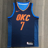 NBA Jerseys Thunder, Blue Stripe No. 7, Anthony