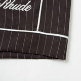 Rhude Shorts Coconut Embroidery Casual Beach Stripe Shorts