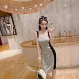 Women Dresses Simple Fashion Stretch Dress
