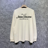 Amiri long sleeve shirts strange letterprinting