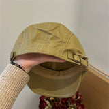 Y2k hot girl hat heavy industry bows small brim duckbill hat easiest for matchretro beret