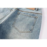 purple brand denim shorts