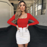 Women Tops Fashion Sexy Slim Fit Fitness Top (Zy0414)
