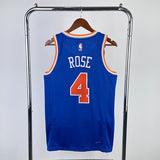NBA Jerseys 23 season Knicks, away, No. 4 Blue, Rose