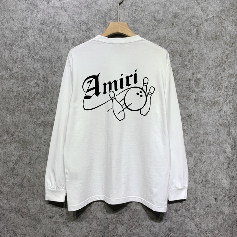 Amiri long sleeve shirts bowling print