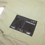 C.e sweatshirt gray green batik retroembroider men and women