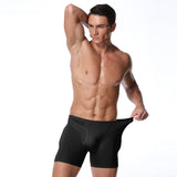 Men's Butt-Lift Underwear Ripped Back Hip Design Sexy Four Corners Shorts