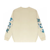 Amiri long sleeve shirts overlapping letter dragon printing