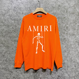 Amiri long sleeve shirts skull puppet printing