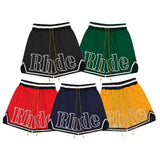 Rhude Shorts Striped Elastic Sport Mesh Basketball Shorts