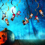 Halloween flag hanging ornaments Halloween Spiral Hanging Decorations – Party Supplies & Scene Props