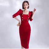 Women Dresses Fashion Classic Elegant Dress