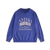 Amiri washed sweatshirt billboard print washed old