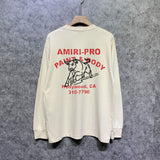 Amiri long sleeve shirts bull printing