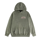 Amiri washed hoodie crayon horizontal stripes washed distressed printing